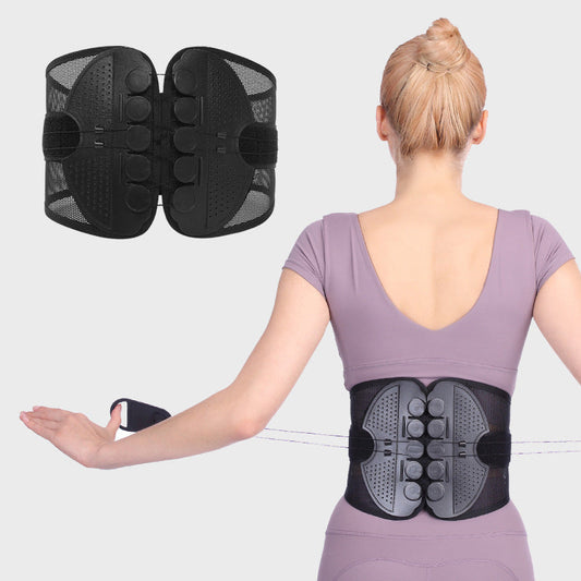 🎉 Oferta de la semana · 50% de descuento ✨ Faja lumbar ajustable y transpirable para soporte de la espalda