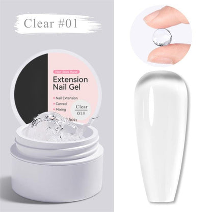💅 Gel constructor sólido para extensiones de uñas · Resistente y fácil de moldear
