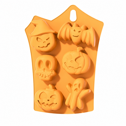 🎃 Molde de silicona para hornear con diseños de Halloween