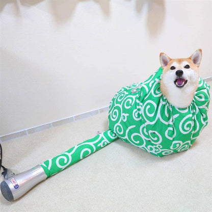 Bolsa de secado para perros y gatos · Color verde · Tallas S–2XL
