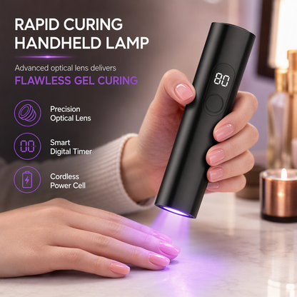 Lámpara UV portátil y recargable para uñas