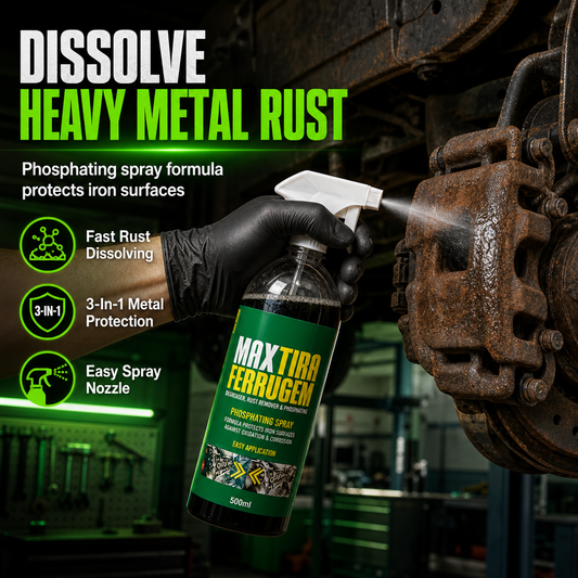 🔧 ¡Compra 1 y llévate 1 gratis! Tratamiento 3 en 1 para metal · Desengrasante · Eliminador de óxido · Fosfatante