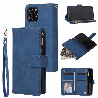 📱 ¡50 % de descuento! Funda cartera magnética 2 en 1 de material PU con correa de muñeca