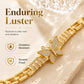 Pulsera de mariposa para mujer en tono dorado con circonitas
