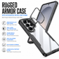 Funda protectora para Samsung Galaxy con soporte metálico plegable y esquinas reforzadas