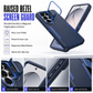 Funda protectora para Samsung Galaxy con soporte metálico plegable y esquinas reforzadas