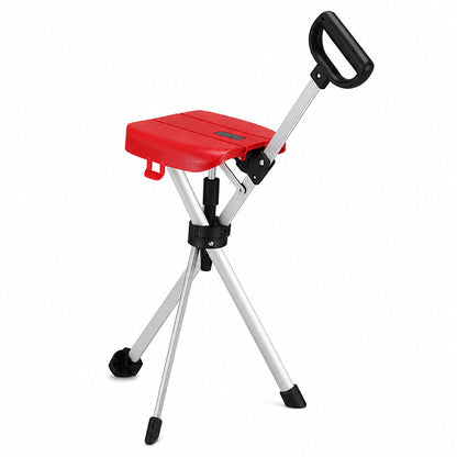🚶 ¡50 % DE DESCUENTO POR TIEMPO LIMITADO! ✨ Bastón portátil con asiento plegable de tres patas