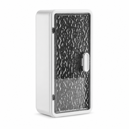 🛁 ¡50% de descuento por tiempo limitado! Organizador de baño de pared sin taladrar · Textura ondulada y drenaje