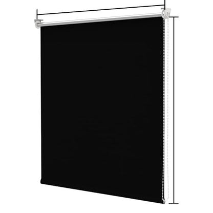 🔥 ¡50% de descuento! Estor enrollable opaco negro · 130 cm de alto · Anchos de 30 a 85 cm