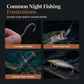 🌙 Señuelo rígido fosforescente tipo minnow para pesca nocturna · 7 cm · 8 g