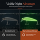 🌙 Señuelo rígido fosforescente tipo minnow para pesca nocturna · 7 cm · 8 g