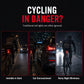 🚴 ¡50% de descuento por tiempo limitado! Luz trasera recargable para bicicleta con LED y láser