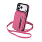 Funda cartera plegable para móvil con diseño bandolera y soporte