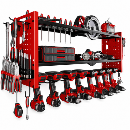 🛠️ ¡50% de descuento! Organizador de pared para herramientas eléctricas y taladros