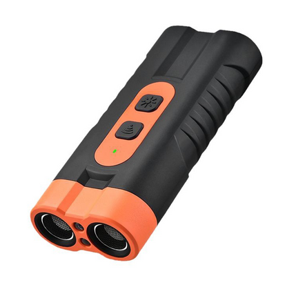🐕 ¡50 % de descuento! Dispositivo disuasorio ultrasónico para perros · doble emisor y linterna LED