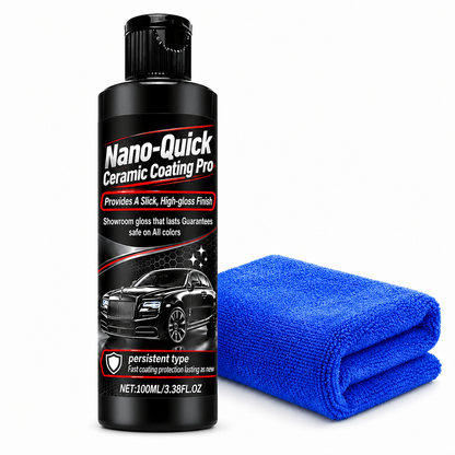 Kit de recubrimiento para coche con toalla · brillo y efecto hidrófobo · 100 ml