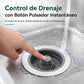 Tapón de pulsación para fregadero con cesta filtrante