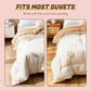 🛏️ ¡50 % de descuento! ✨ Sujetadores para edredón sin agujas con pompón suave · Packs de 8 o 16 uds