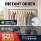 🛏️¡50% OFF!🔧Barra Extensible sin Taladro – Instalación sin Daños· Antideslizante y Multiusos· Carga Máx. 15KG 🏠