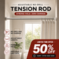 🛏️¡50% OFF!🔧Barra Extensible sin Taladro – Instalación sin Daños· Antideslizante y Multiusos· Carga Máx. 15KG 🏠