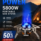 ⛺️¡Novedad de Verano!🔥50% DTO!!⏰ Quemador de Gas para Camping – 5800W, Ignición Piezoeléctrica, Resistente al Viento 🔥